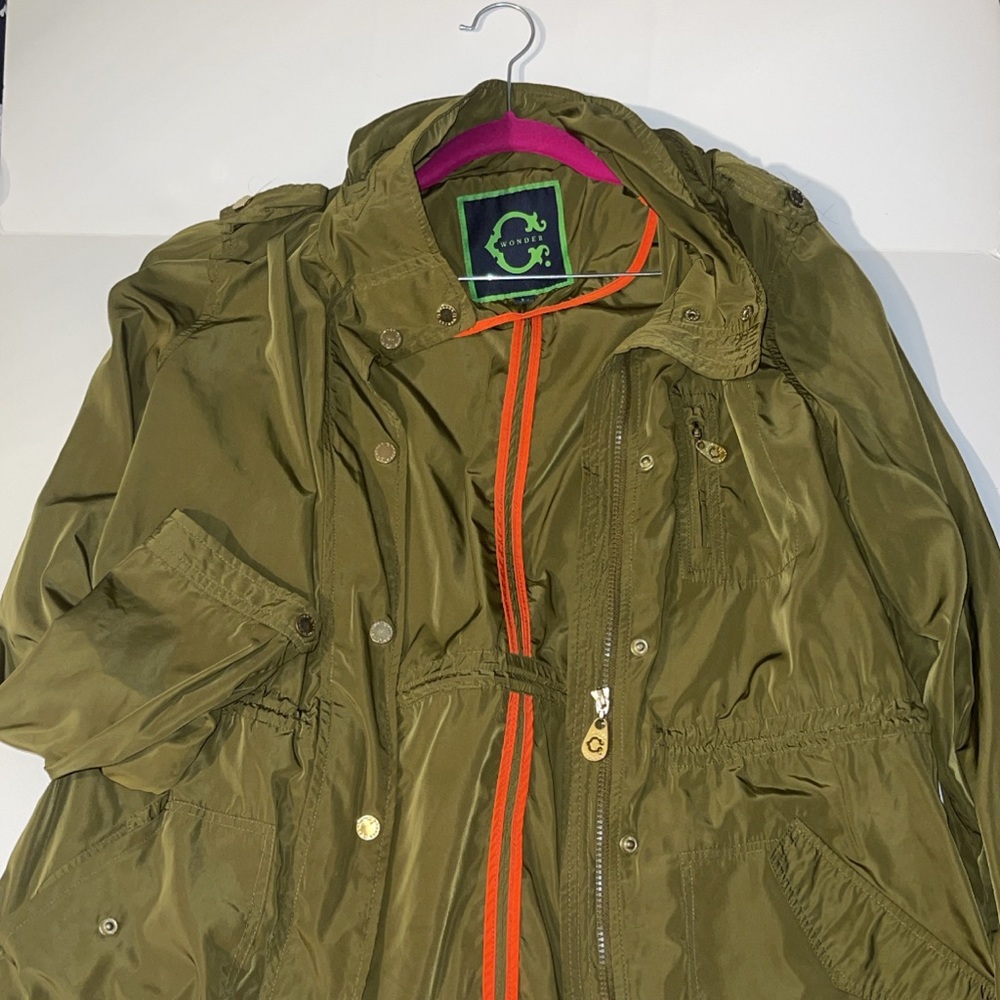 Green Cwonder weather jacket
